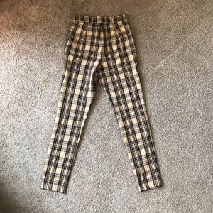 Forever 21 Pants - F21 high waisted plaid pants Forever 21 Pants - F21 high waisted plaid pants